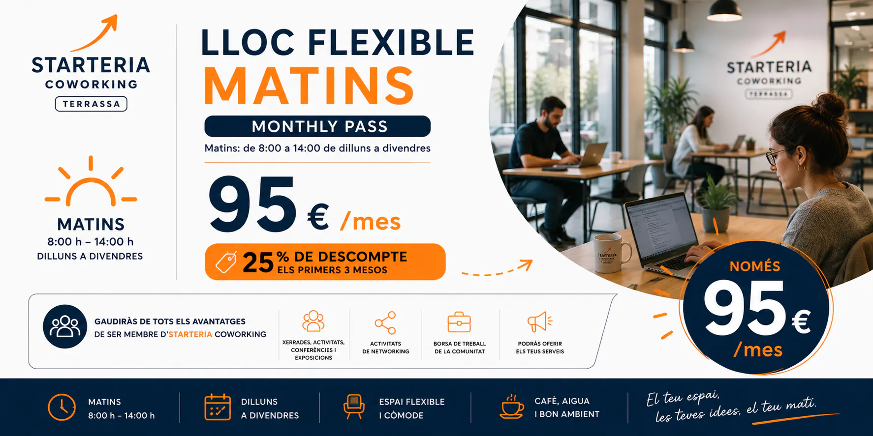 Lloc flexible matins